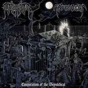 Funebrarum / Interment - conjuration of the sepulchral (black vinyl), Split-LP Funebrarum / Interment - conjuration of the sepulchral (black vinyl), Split-LP