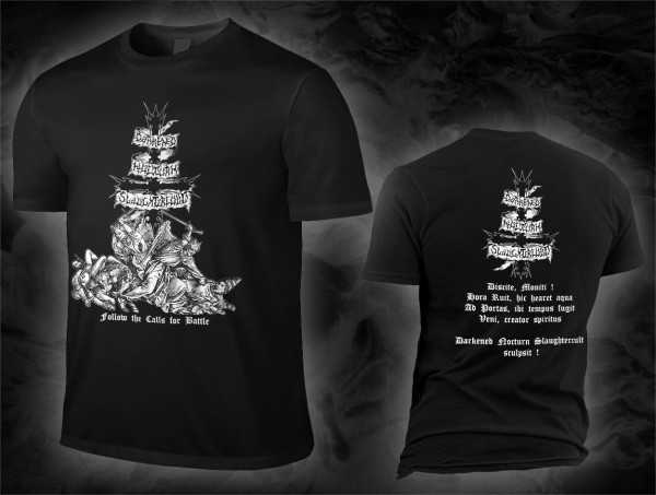Darkend Nocturn Slaughtercult - follow the calls for battle (T-Shirt) Darkend Nocturn Slaughtercult - follow the calls for battle (T-Shirt)